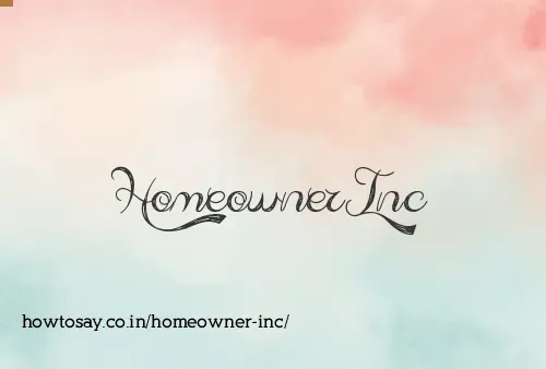 Homeowner Inc