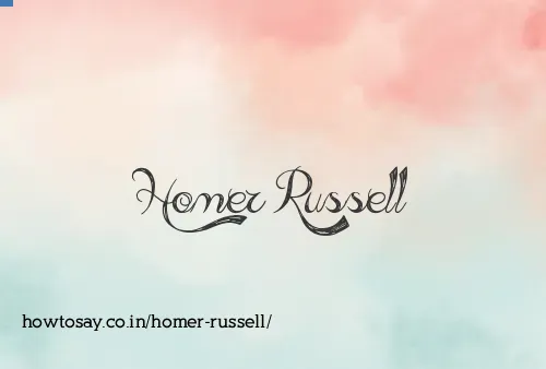Homer Russell