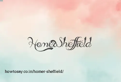 Homer Sheffield
