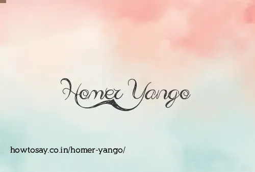Homer Yango