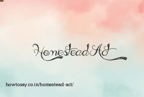 Homestead Act
