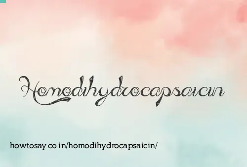 Homodihydrocapsaicin
