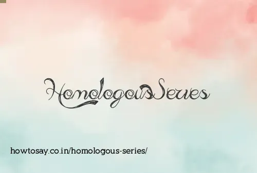 Homologous Series