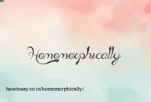 Homomorphically