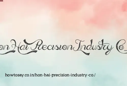 Hon Hai Precision Industry Co.