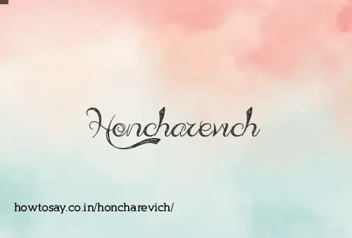 Honcharevich