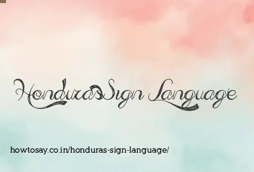 Honduras Sign Language