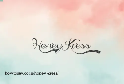 Honey Kress