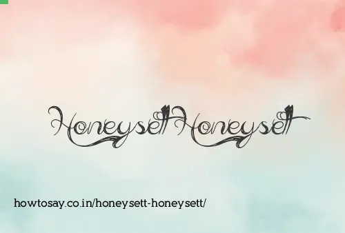 Honeysett Honeysett