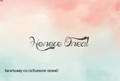 Honore Oneal