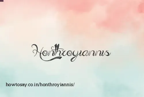 Honthroyiannis