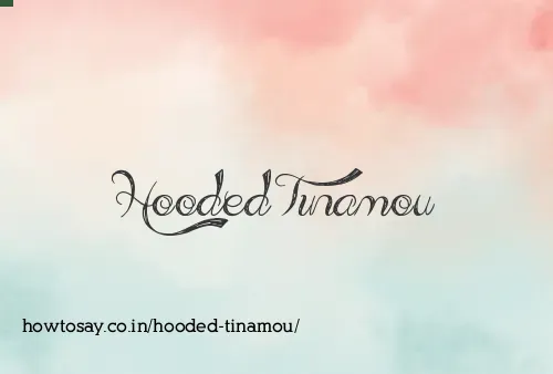 Hooded Tinamou