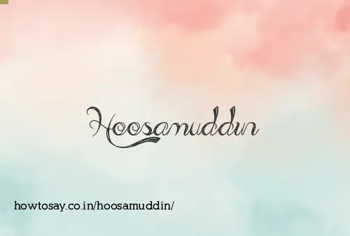Hoosamuddin