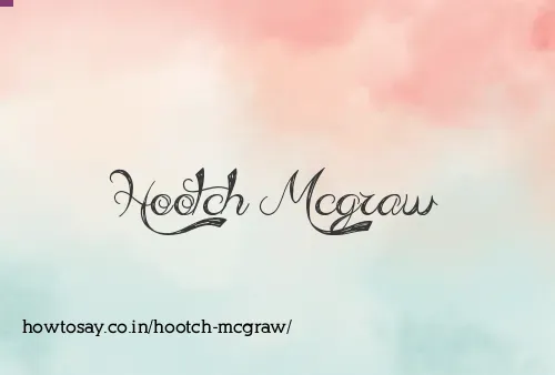 Hootch Mcgraw