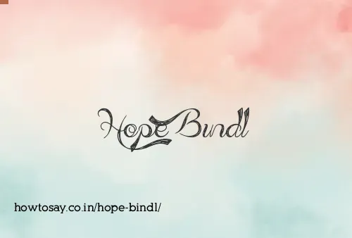 Hope Bindl
