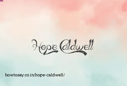 Hope Caldwell