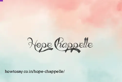 Hope Chappelle