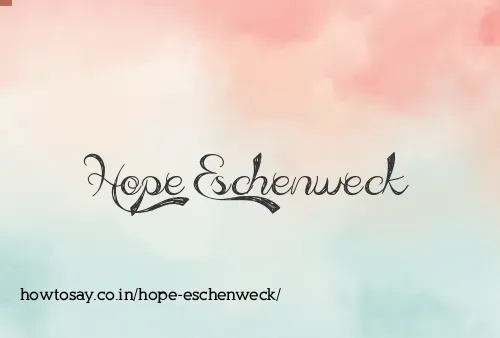 Hope Eschenweck