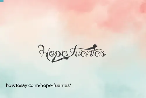 Hope Fuentes