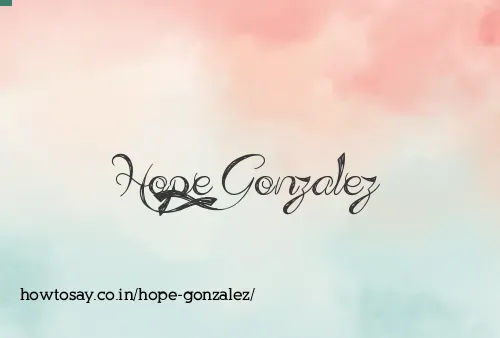 Hope Gonzalez