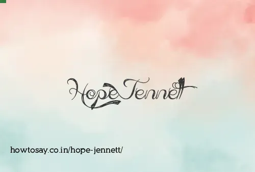 Hope Jennett