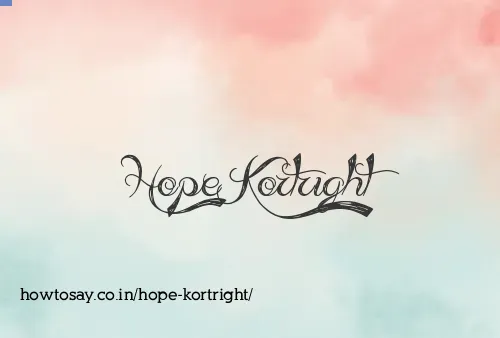 Hope Kortright