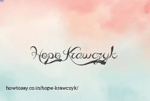Hope Krawczyk