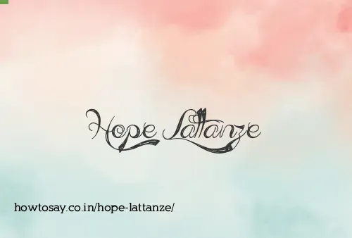 Hope Lattanze