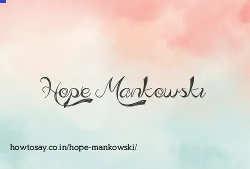 Hope Mankowski