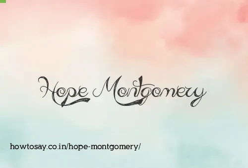 Hope Montgomery