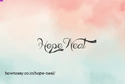 Hope Neal
