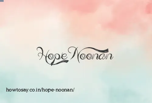 Hope Noonan