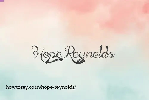 Hope Reynolds