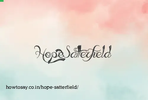Hope Satterfield