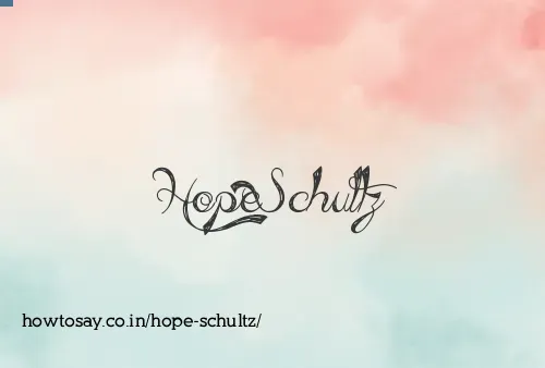 Hope Schultz