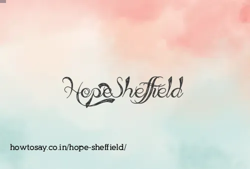 Hope Sheffield
