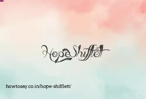 Hope Shifflett