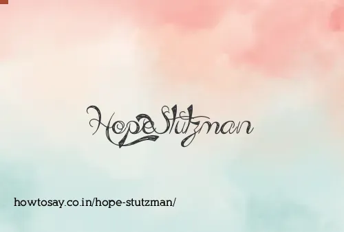 Hope Stutzman