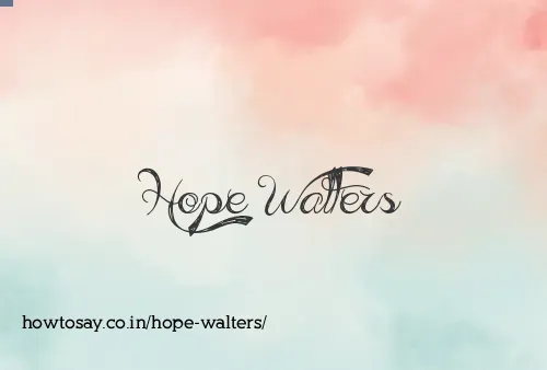 Hope Walters