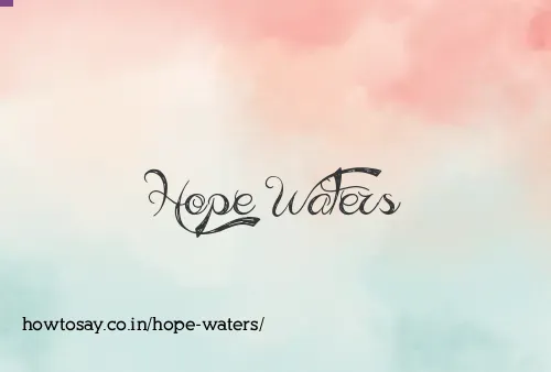 Hope Waters