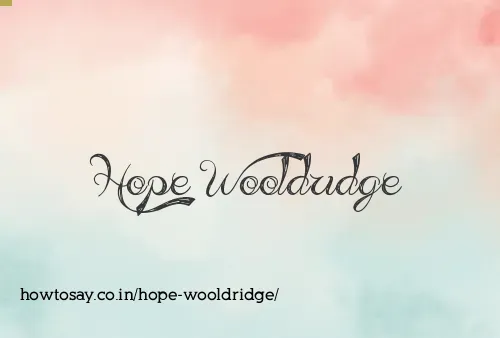 Hope Wooldridge
