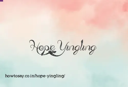 Hope Yingling