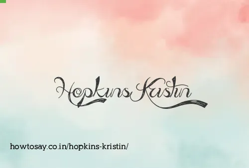 Hopkins Kristin