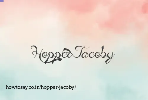 Hopper Jacoby