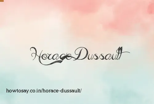 Horace Dussault