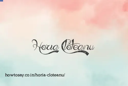 Horia Cloteanu