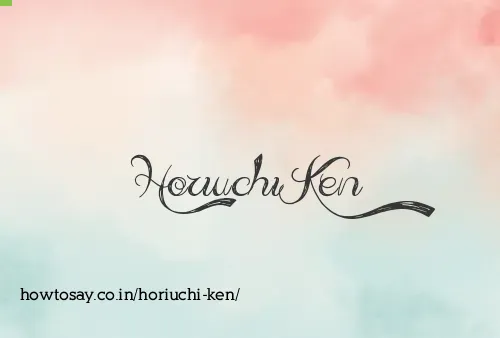 Horiuchi Ken