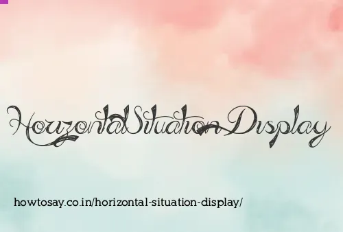 Horizontal Situation Display