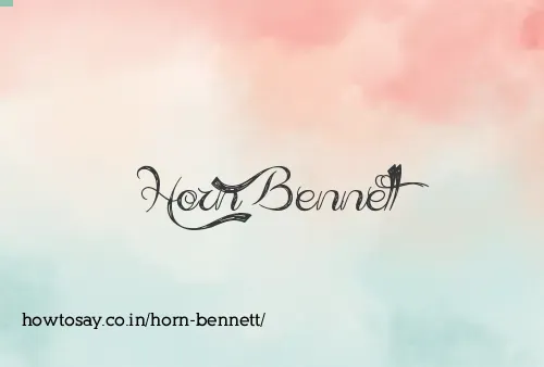 Horn Bennett
