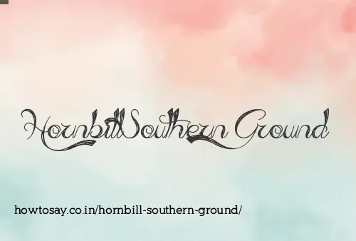 Hornbill Southern Ground